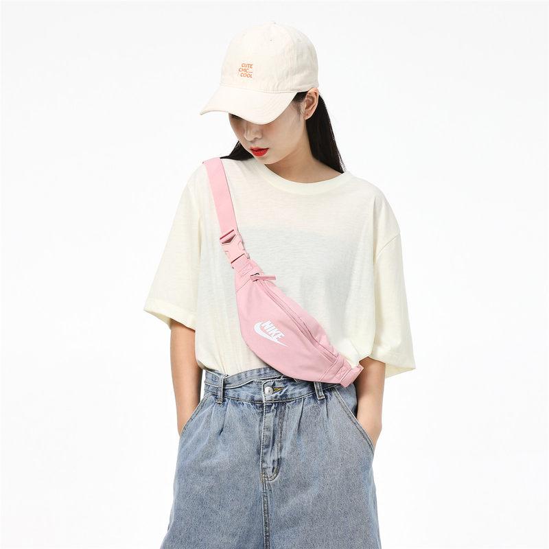 Nike Fabric Shoulder Bag Crossbody Bag Sling Bag Fanny Pack Regular Unisex Cherry Blossom Pink Casual DB0488-630