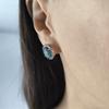 Silberohrringe mit Mystic Topas 4.228ct (2203872)