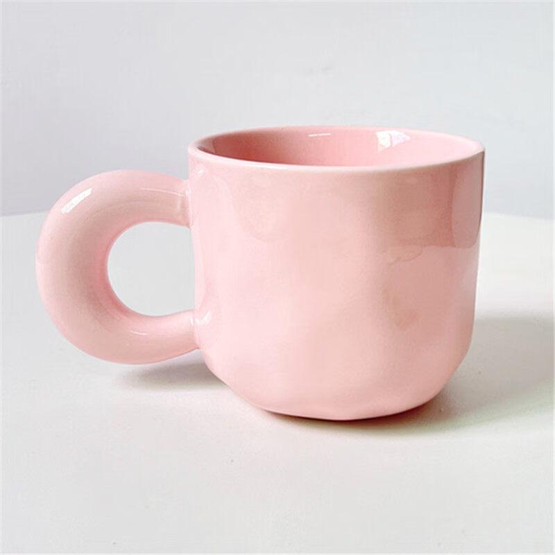 ZISIZ Cream Style Aesthetic Ceramic Mug