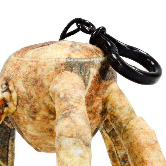 Plush Bag Tag Science Theme Bag Charm Stuffed Claw Shaped Keychain for Backpacks Wallets Car Keys Gifts for Book Fans