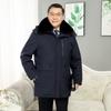 New Style Removable Down Jacket for Men, Medium and Long Daddy Style, Middle-aged and Elderly 405060-year-old Jacket