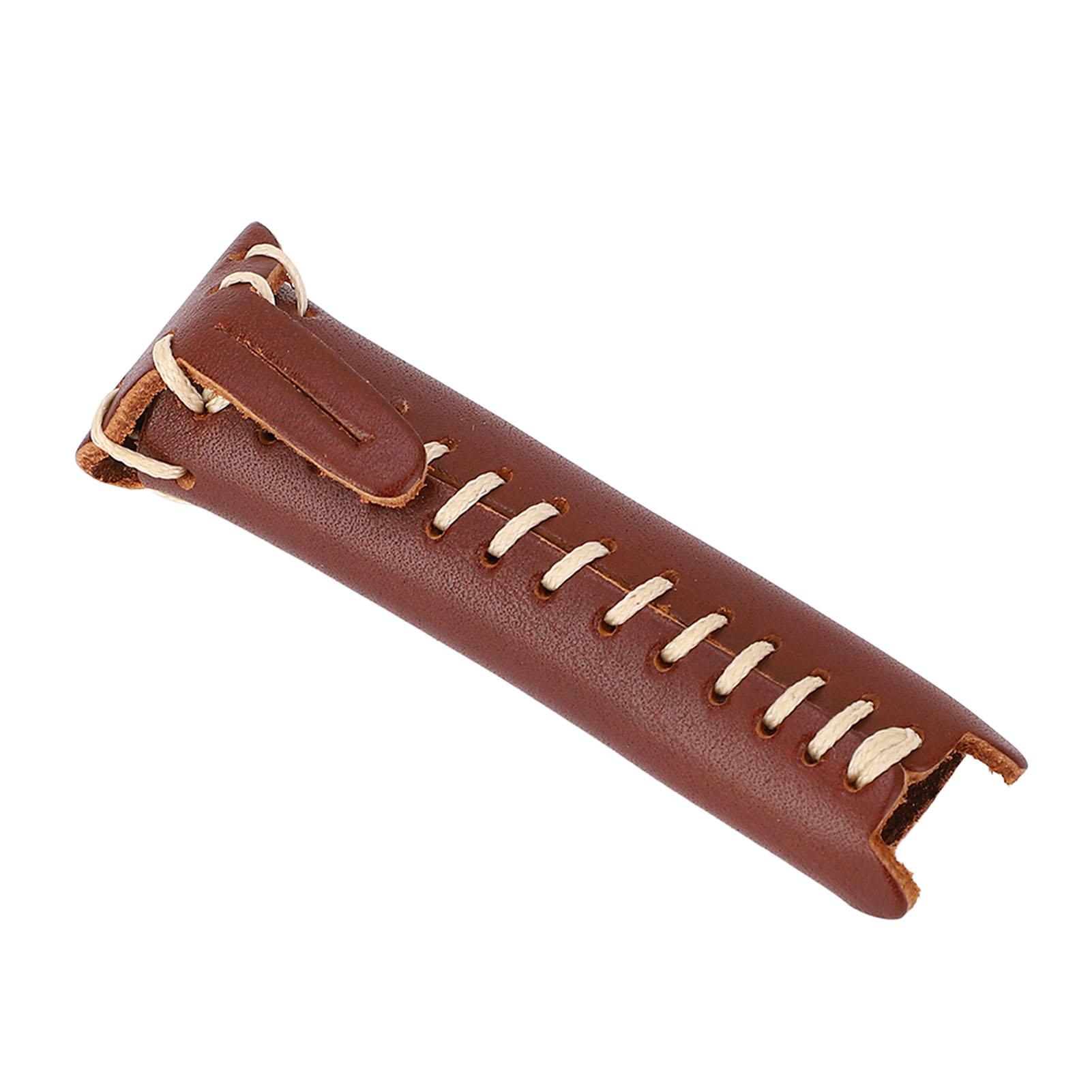 

Pool Cue Tip Protector Protective Faux Leather Long Lasting Use Dustproof for Billiards Room Small