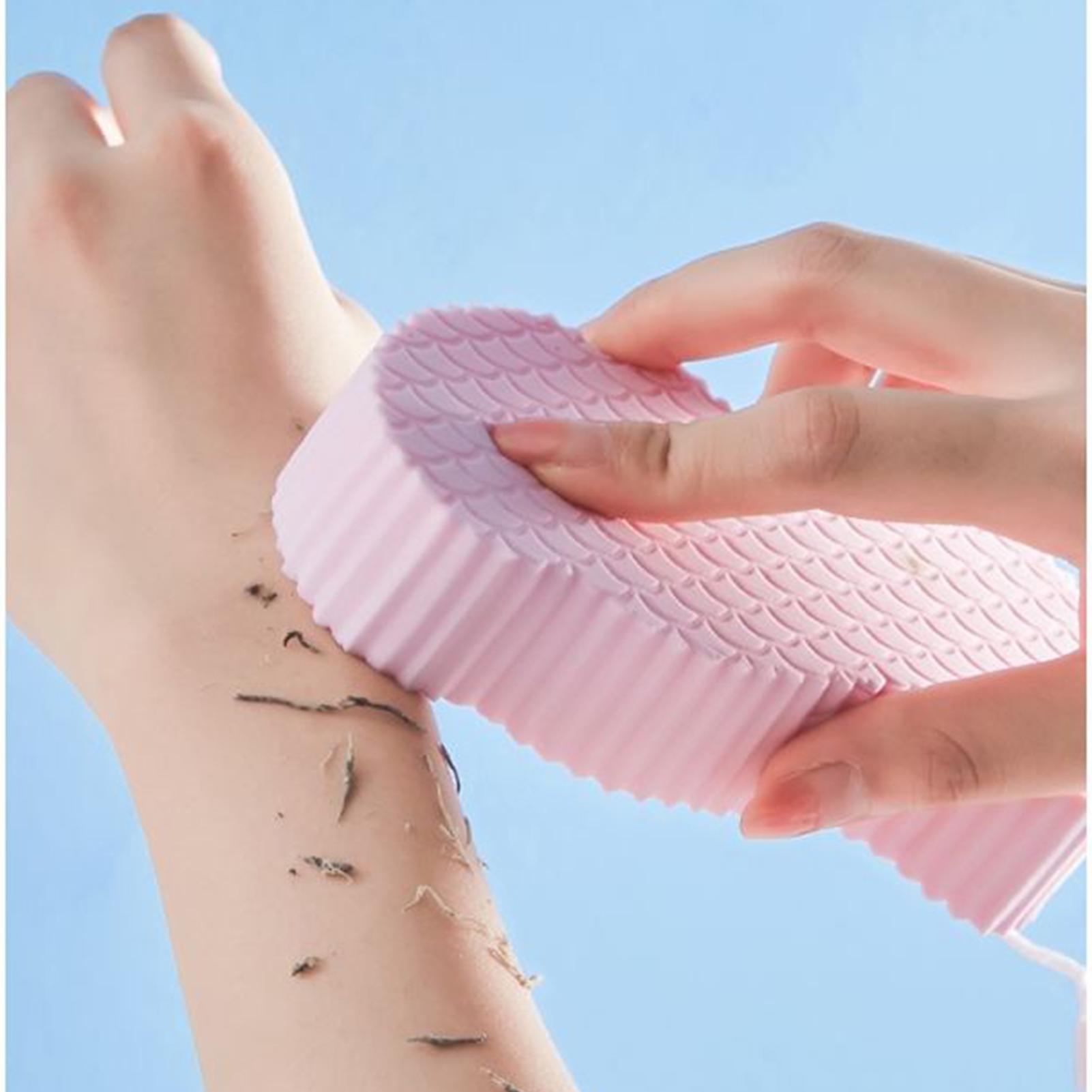 

Супермягкая отшелушивающая губка для ванны, волшебный отшелушивающий скраб для удаления омертвевшей кожи для взрослых, детей, товары для ванной комнаты China розовый