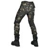 Men's Camouflage Motorcycle Jeans: Slim Fit, Multi-Pocket, Four Seasons, Anti-Fall Riding Pants.