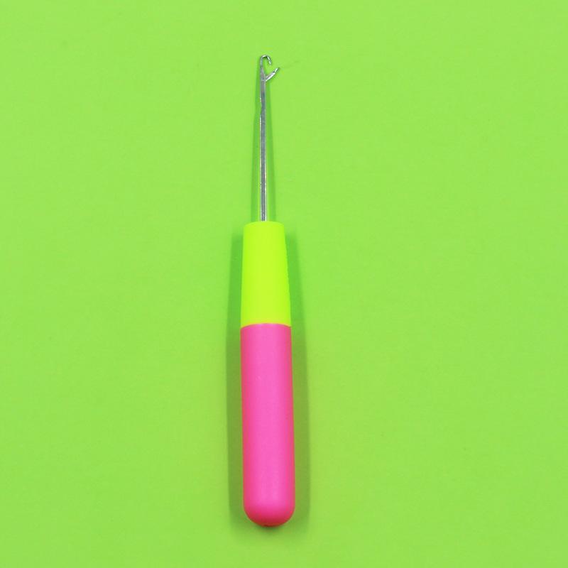 

Шерстяной крючок с язычком 1шт Универсальные маленькие инструменты для вязания своими руками розовый