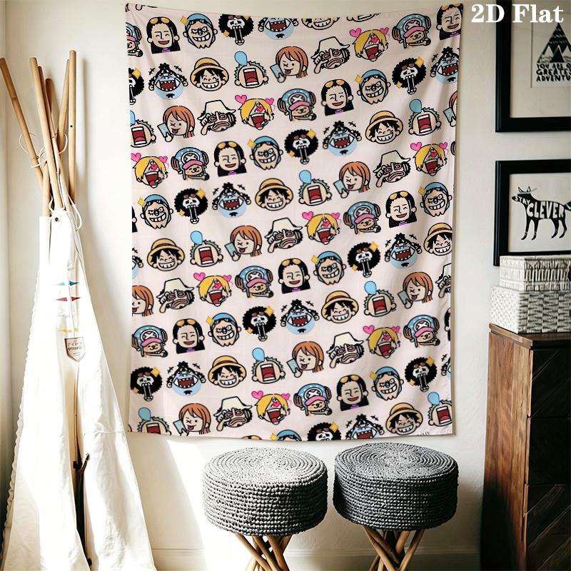One Piece Wall Tapestry Aesthetic Wall Hanging Printed Fabric Blanket Decorative Tapestries for Bedroom Living Room Home Decor