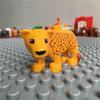 Large  Building Block Set Zoo Animal Dinosaur Marine Creature Scale Modeling Horse Dog Cat Fish Compatible with  Duplo Block Bricks