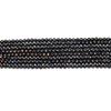 1String, Black Natural Freshwater Pearls, Handmade Near Round Pearl Beads for Jewelry Making DIY Necklaces, Bracelets Crafts, Beads 7-8mm, Length 36cm