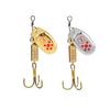 10Pcs Sequins Artificial Baits with Tackle Box Sequins Crankbait Spoon Baits Fishing Spinner Hard Baits Easy to Use