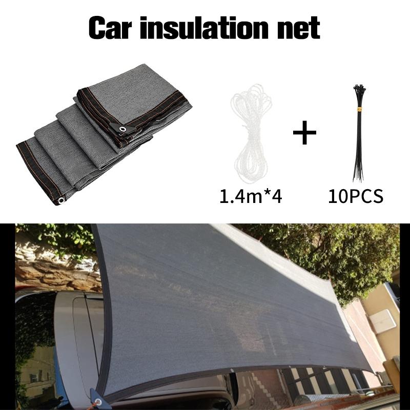 85% Black Shade Cloth Durable Mesh Cover Taped Edge With Grommets Garden Sun Shade Netting for Plants Greenhouse Patio Canopy