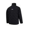 HOKA One One Lightweight Down Logo Letter Stand Collar Warm Goose Down Long Sleeve Down Jacket Men Outerwear 1176894-BLK