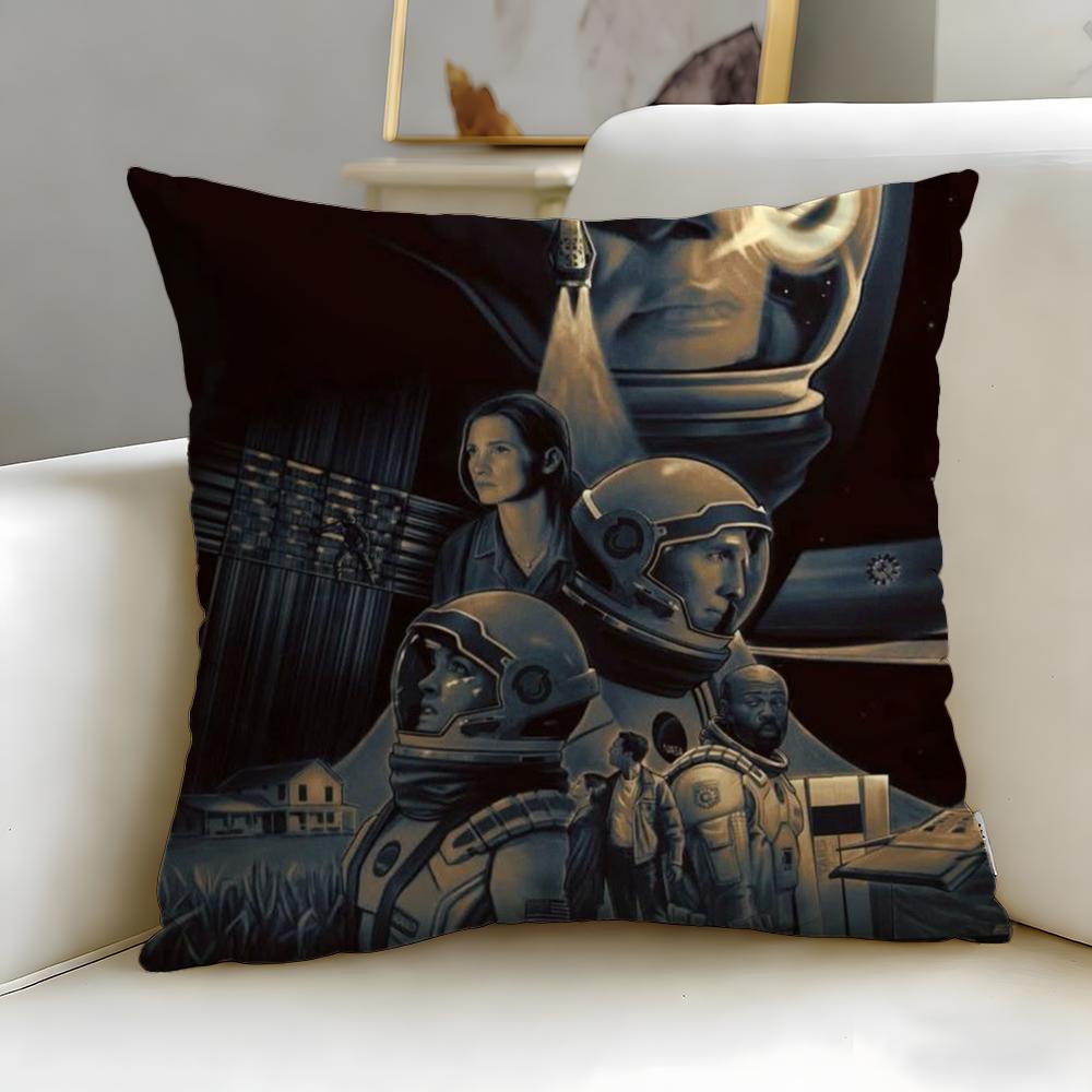 

Popular Iinterstellaring Cushion Cover Soft EasyWash Pillow Case Versatile for Couch Bed Travel and Office 30X30cm