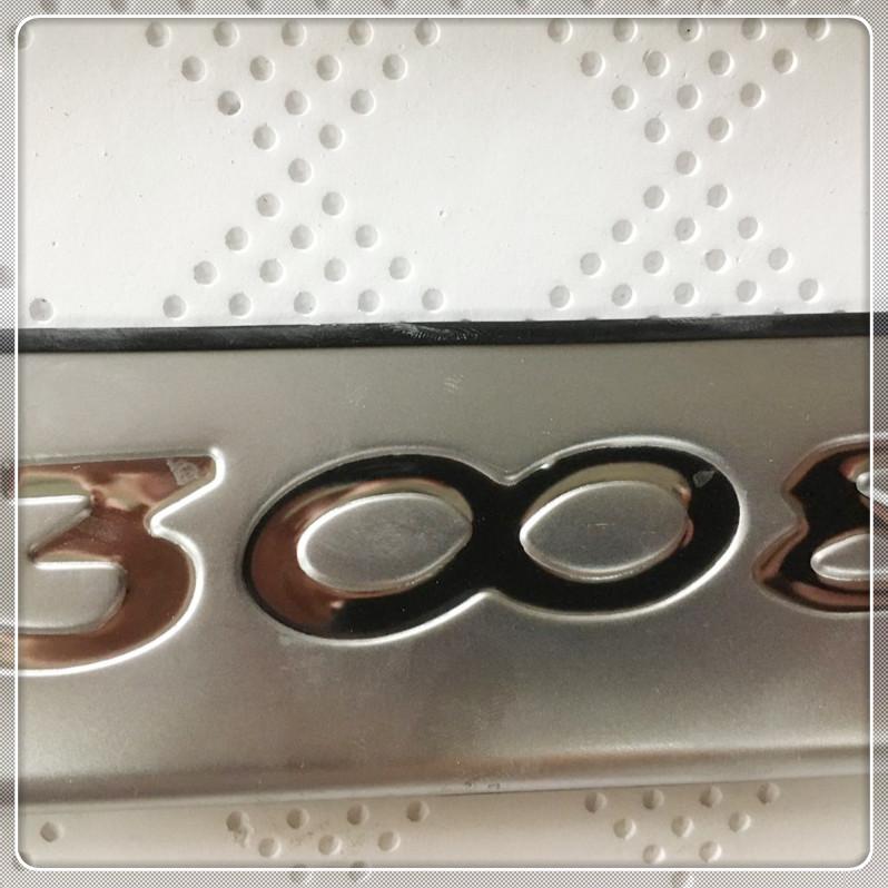 For Peugeot 3008 GT 2016-2022 Stainless Door Sill Scuff Plate Pedal Entry Guard Protector Cover Car Accessories