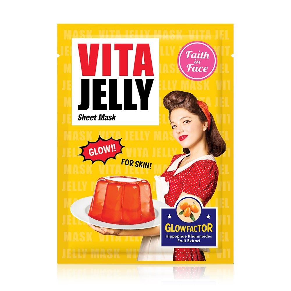 

[FAITF IN FACE] Набор масок Vita Jelly Sheet (Маска-пакет Tone-up Glowing Mask) 10EA
