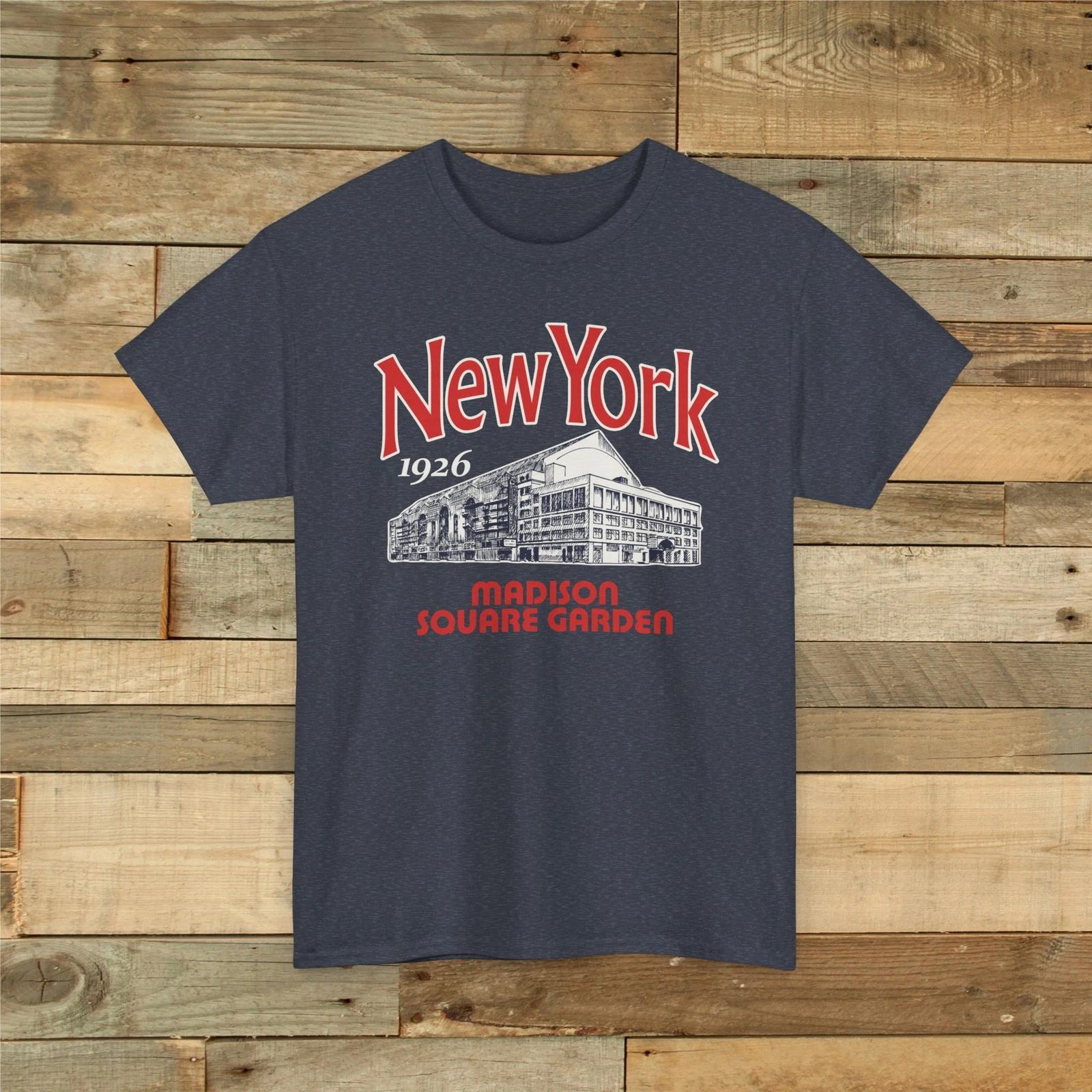 Madison Square Garden 1926 Vintage Hockey Arena T shirt - New York Rangers XL