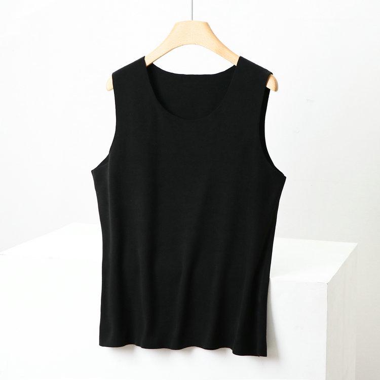 

Вельветовый двухсторонний жилет без рукавов большого размера - Женский зимний теплый бесшовный топ с круглым вырезом 6XL