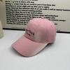 Spring and summer hat women's new soft top cap fashionable versatile sunscreen hat showing face small casual baseball cap tide