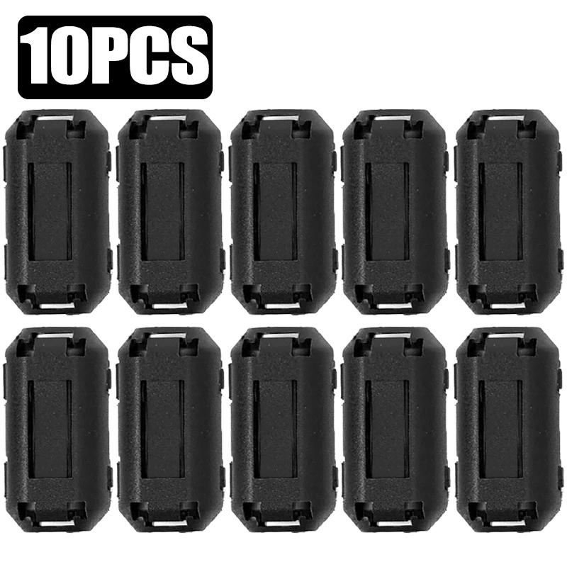 1/30Pcs Noise Filter Magnetic Clip Noise Suppressor Filter Ring Cable Clamp for Suppressor Powerline Power Cord Magnetic Ring