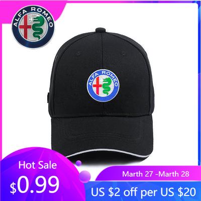 For Alfa Romeo 1pc Embroidery Car Logo Baseball Caps Snapback Cap Men Women Unisex Adjustable Hats For Alfa Romeo Giulietta GT 1