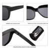 Stylish UV Protection Polarized Clip-On Sunglasses for Women - Large Frame & Color-Changing, Compatible with Myopia Glasses