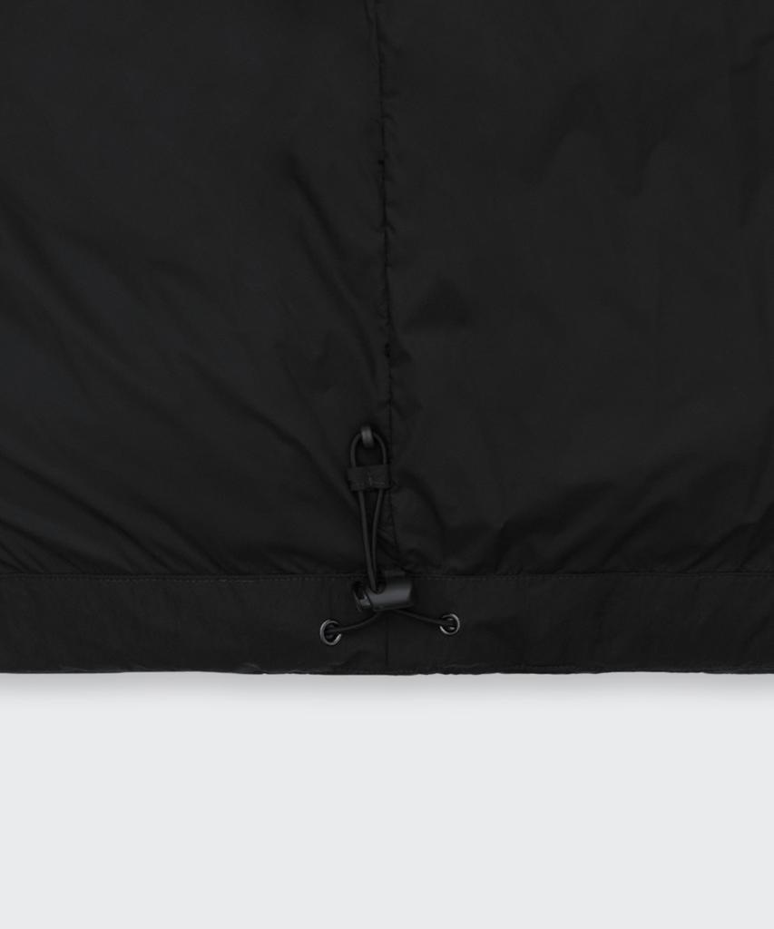 Musinsa Standard Raglan Hooded Down Short Padded Jacket [Black]