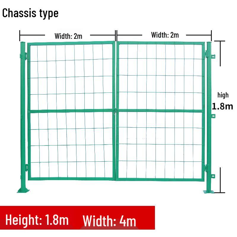 Anti-Theft Mesh Iron Door for Orchard and Courtyard Fence