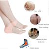 4 Pairs Silicone Gel Socks Heel Silicone Heel Protectors,Heel Sleeves,Heel Cups, Silicone Gel Heel Sleeve,Breathable Silicone Protective Heel
