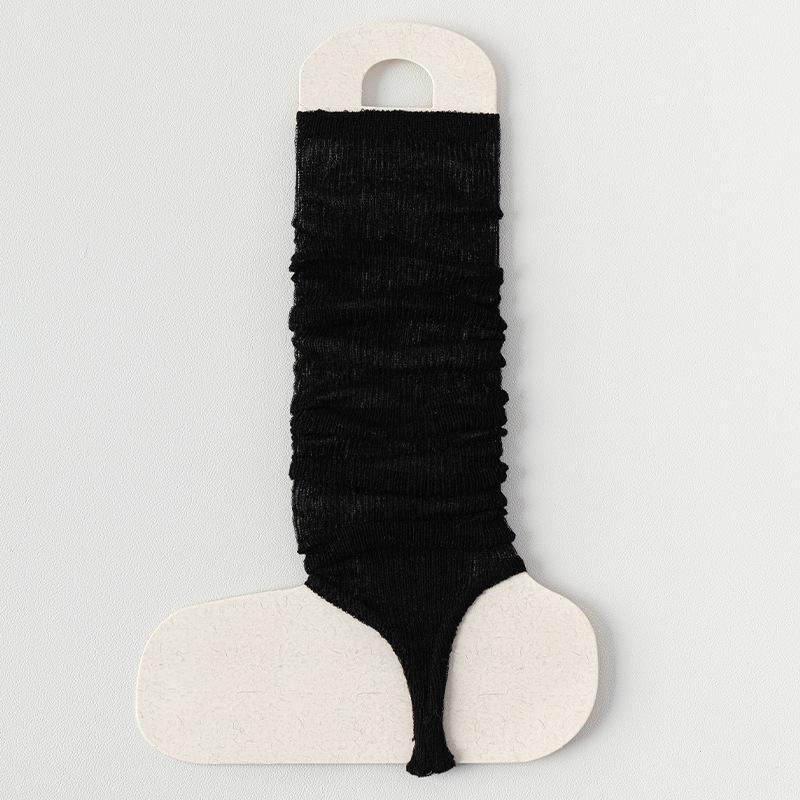 Women's Summer Ballet-Style Calf Slouch Socks - Japanese Slouch, Breathable, Sun Protection, Leg Slimming, Miu Style
