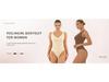 Nahtloser Damen-Jumpsuit mit Kreuzrücken und Tanga: Modisch, Hohe Elastizität, Formt Taille & Bauch, Atmungsaktiv, Hautfreundlich.