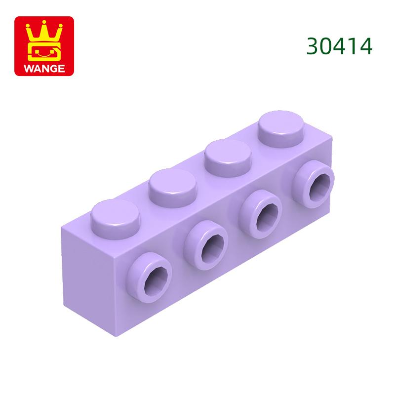 Non-Toxic 63Pcs/Lot 30414 Modified 1X4 With Studson Side Block Moc Color Accessories Compatible With Brick Diy Children Toy Assembly