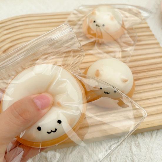 1/2/3Pcs Chestnut Hamster Squeeze Toy Anxiety Stress Relief Hamster Pinch Sensory Toy Teens Adults Soft TPR Calming Animal Fidget Toy