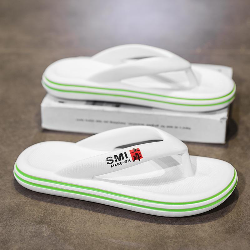 Fashion Men's Cushioned Flip-Flops Breathable Thong Sandals with Soft Sole for Home/Summer Non-Slip Indoor/Outdoor Casual Slippers