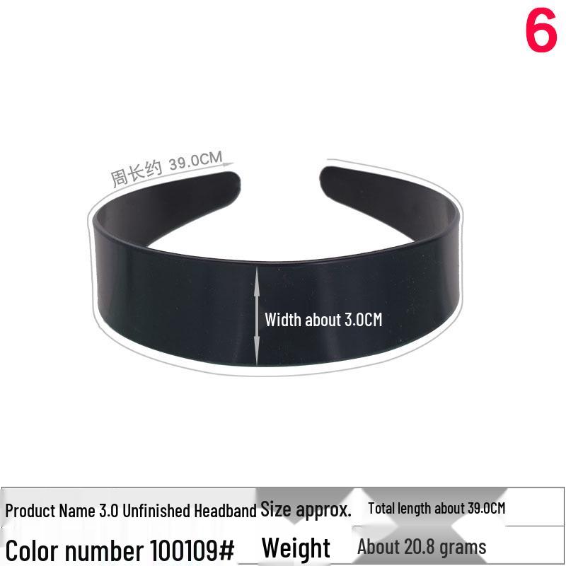 

Черная повязка на голову шириной 3 см для DIY Рождества - Головной убор для девочек и женщин, Бесплатная доставка