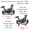 ZOOM DB680 Bicycle Brakes Mtb Mechanical Disc Brake Set For Mountain Bike Electric Scooter Caliper With Rotor 160mm Cycling