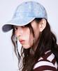 Seullipiseullib Sp Vintage Washing Sky Blue Ball Cap