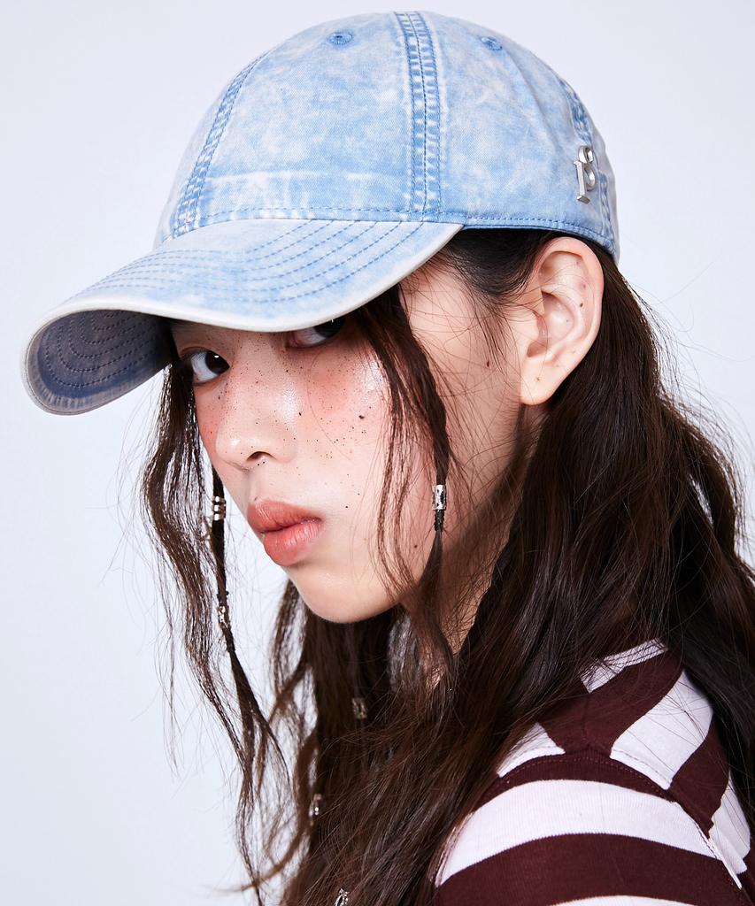 Seullipiseullib Sp Vintage Washing Sky Blue Ball Cap