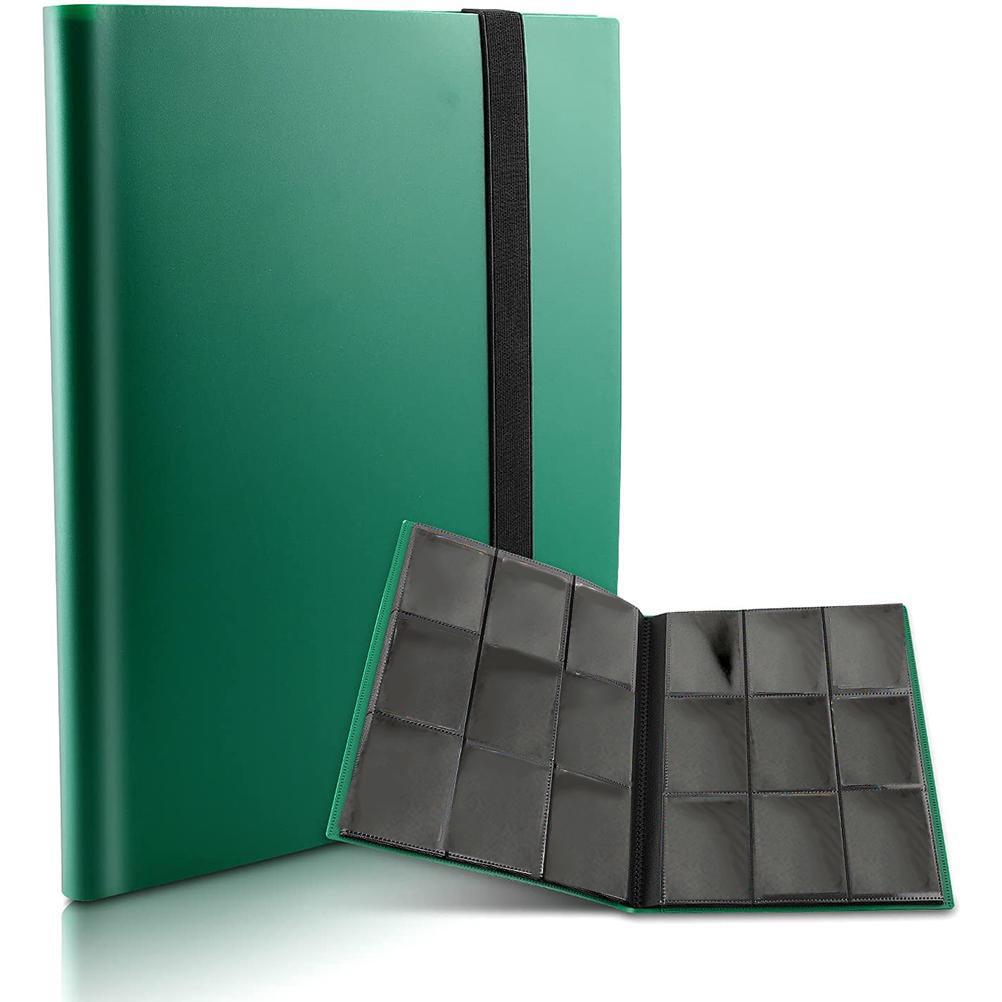 

Альбом для коллекционных карточек, держатель для карточек на 360 градусов, 9 карманов, альбом для коллекционных карточек, большая емкость