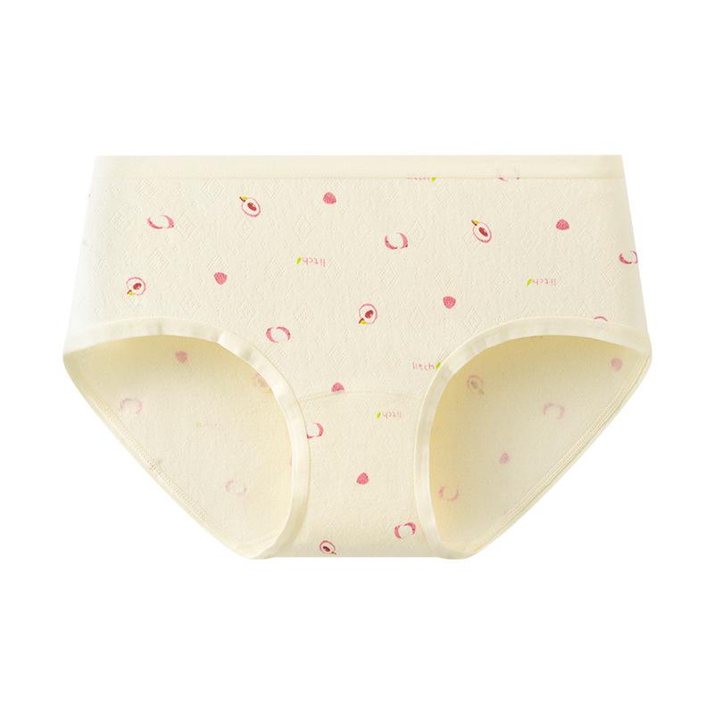 Calcinhas Fofas de Algodão Estampadas para Primavera e Outono 10A Antibacterianas com Cavalo Estendido