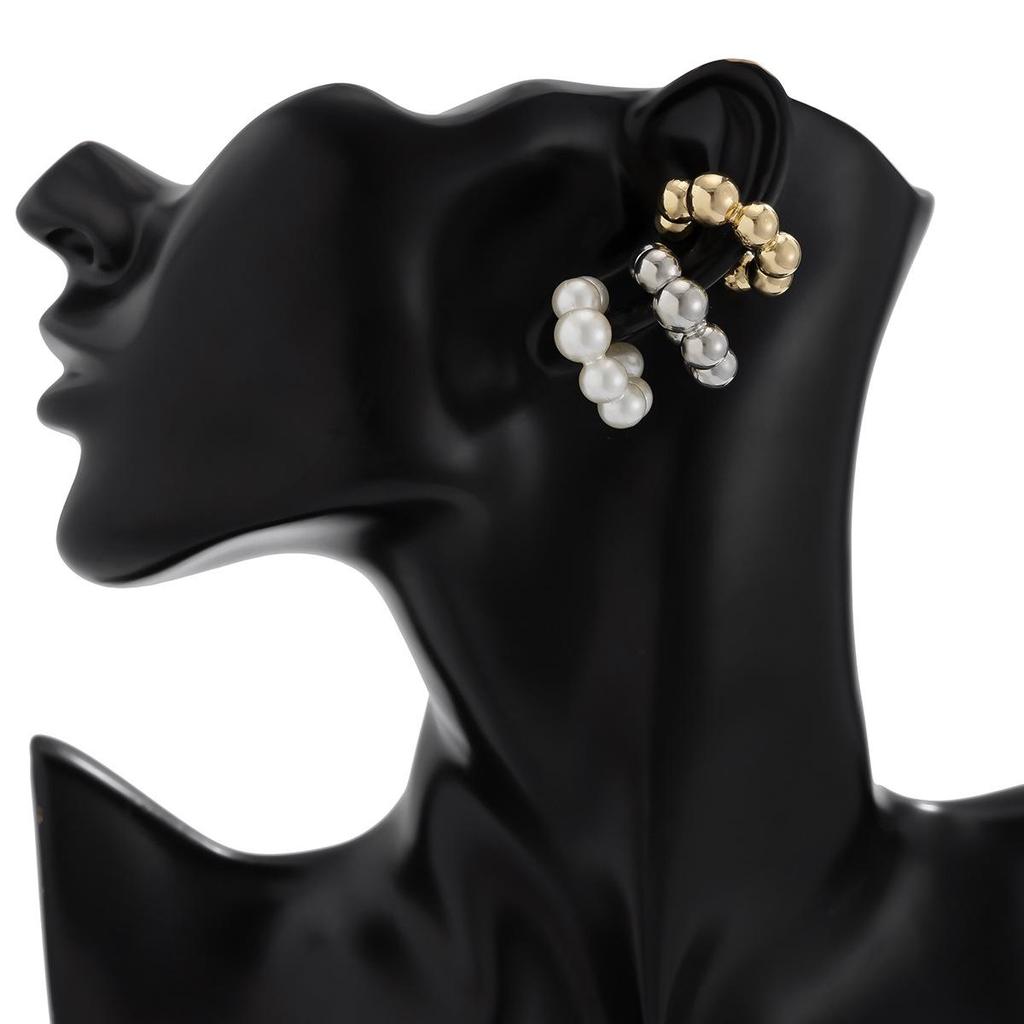 4Pcs/Set Punk Twisted Chunky Tube Clip Earrings for Women Non Piercing C Shape Ear Cuff Female Jewelry Accessories New