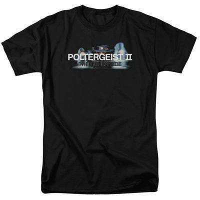Poltergeist Ii Logo Herren T-Shirt Schwarz Offiziell Lizenziert