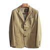 Giacca da uomo taglie forti, elegante, stile italiano, da uomo, business, con risvolto, casual, vestibilità slim fit, tre bottoni