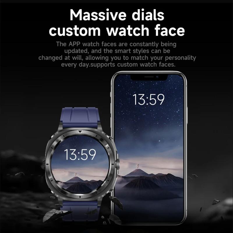 2025 Novo Relógio 7 Lipídios Sanguíneos Ácido Úrico Pressão Oxigênio no Sangue Análise Corporal Relógio Inteligente ECG+PPG Relógio Saúde Smartwatch para Homens