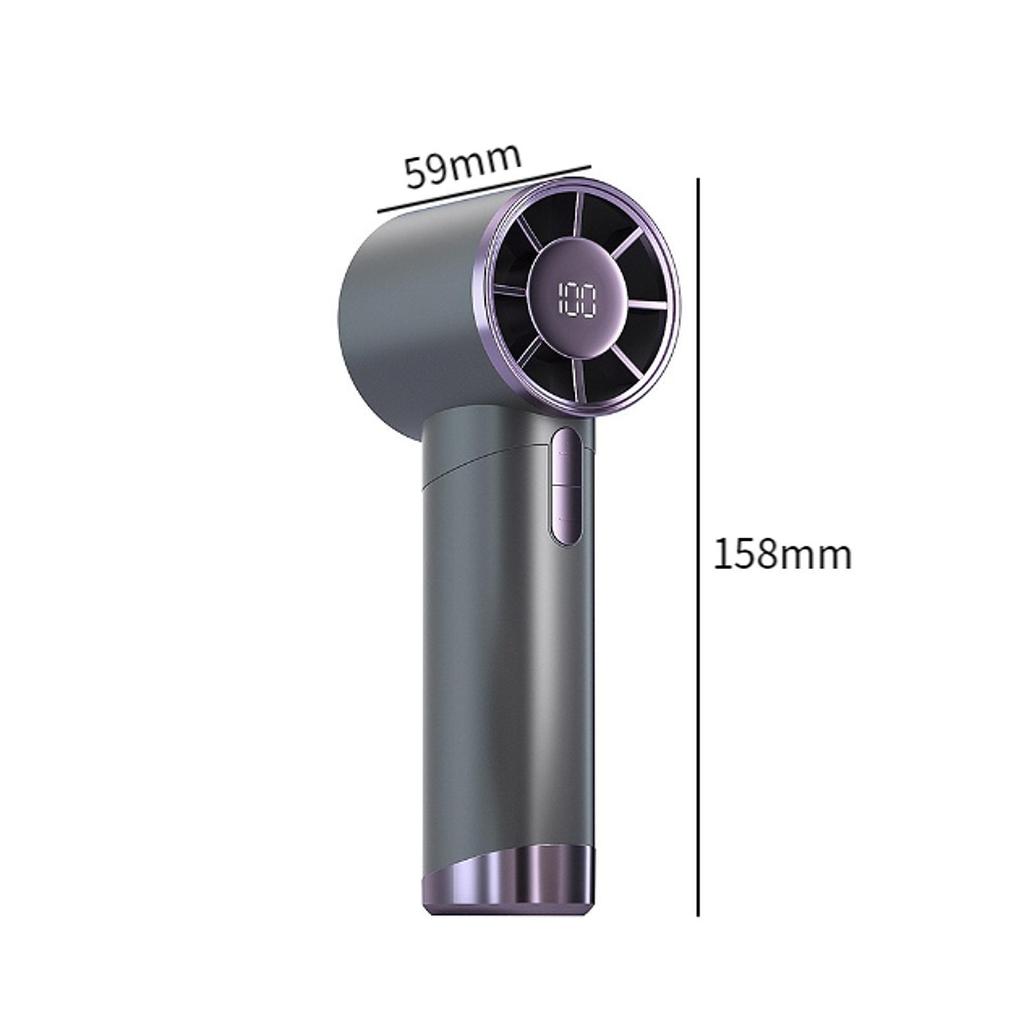Portable Handheld Fan Camping Fan Type C Rechargeable Hand Held Fan Mini Personal Fan for Desk Fishing Camping Traveling Summer