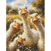 5D Diamond Painting Kit. Cute Goose Farm Animals Diamond Mosaic Craft. Handmade Home Decoration for Living Room and Bedroom