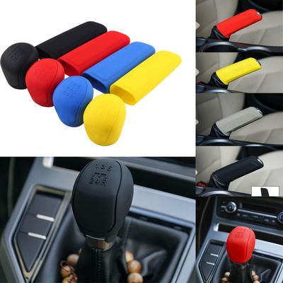 Auto-Schaltknauf-Abdeckung, Silikagel, Handbremse, Schalthebelabdeckung, Schaltmanschetten, Universal-Silikon-Auto-Getriebekopf-Schaltknauf