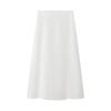 Kaslead New Arrival Women's Fashion Style Fashion Casual Easiest for Match Minimalist Cotton and Linen High Waist Skirt