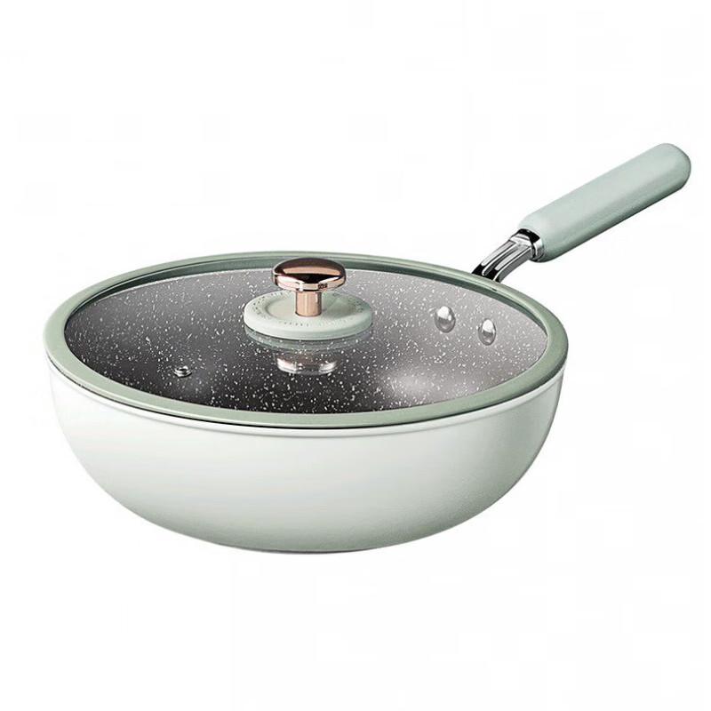 COOKER KING 28cm Non-stick Flat Bottom Wok