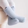 Baby Thickened Terry Socks For Girls Boys  Autumn Winter Newborn Warm Boneless Sock Cute Ear Candy Color Stockings 0-5Years