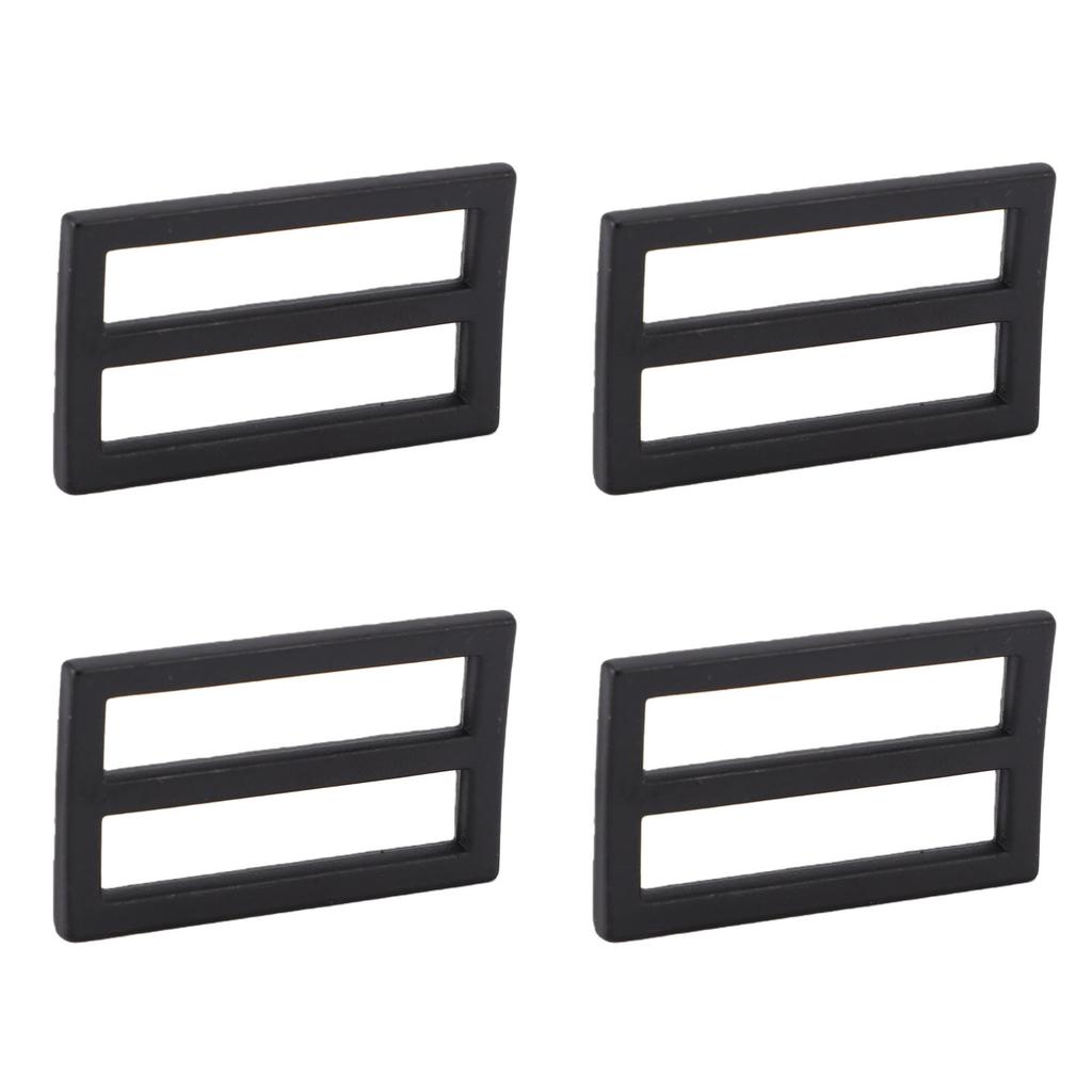 10Pcs Triple Glide Slide Buckle Backpack Strap Belt Sliders Adjusters Webbing Buckles Bag Hardware Accessories Zinc