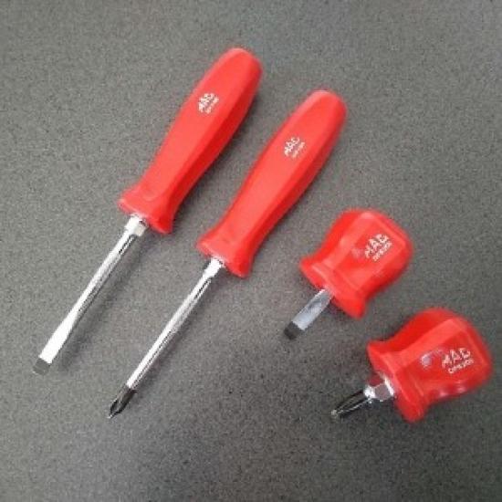 

MAC TOOLS Penta-grip screwdriver, red, 4 pcs. Near mint
